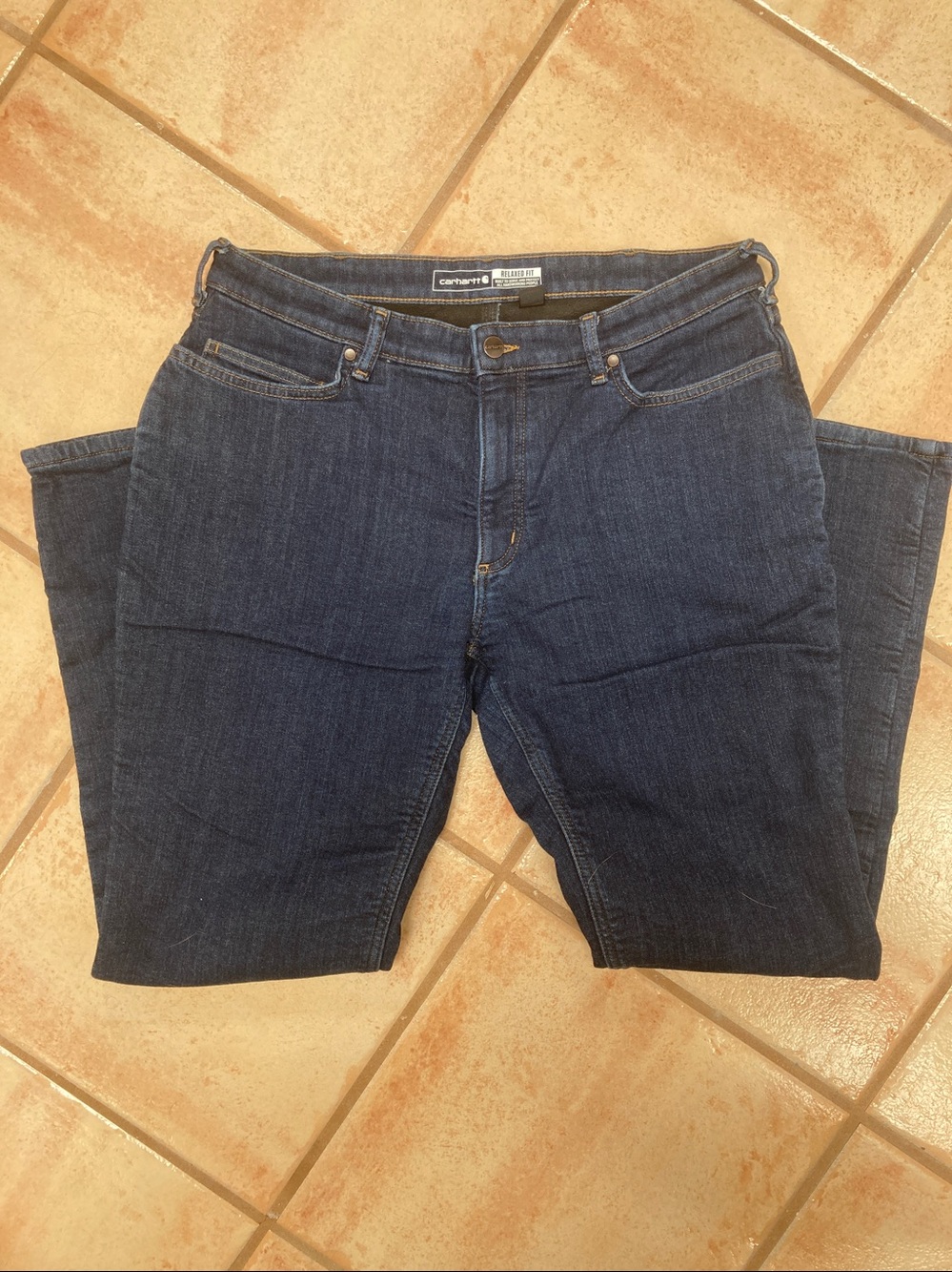 Carhartt Rugged Flex fleece-lined jeans BD6000-W